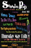 Poster for the Seattle Pop Music Feast Showcase #1 at the Showbox Theatre in Seattle.